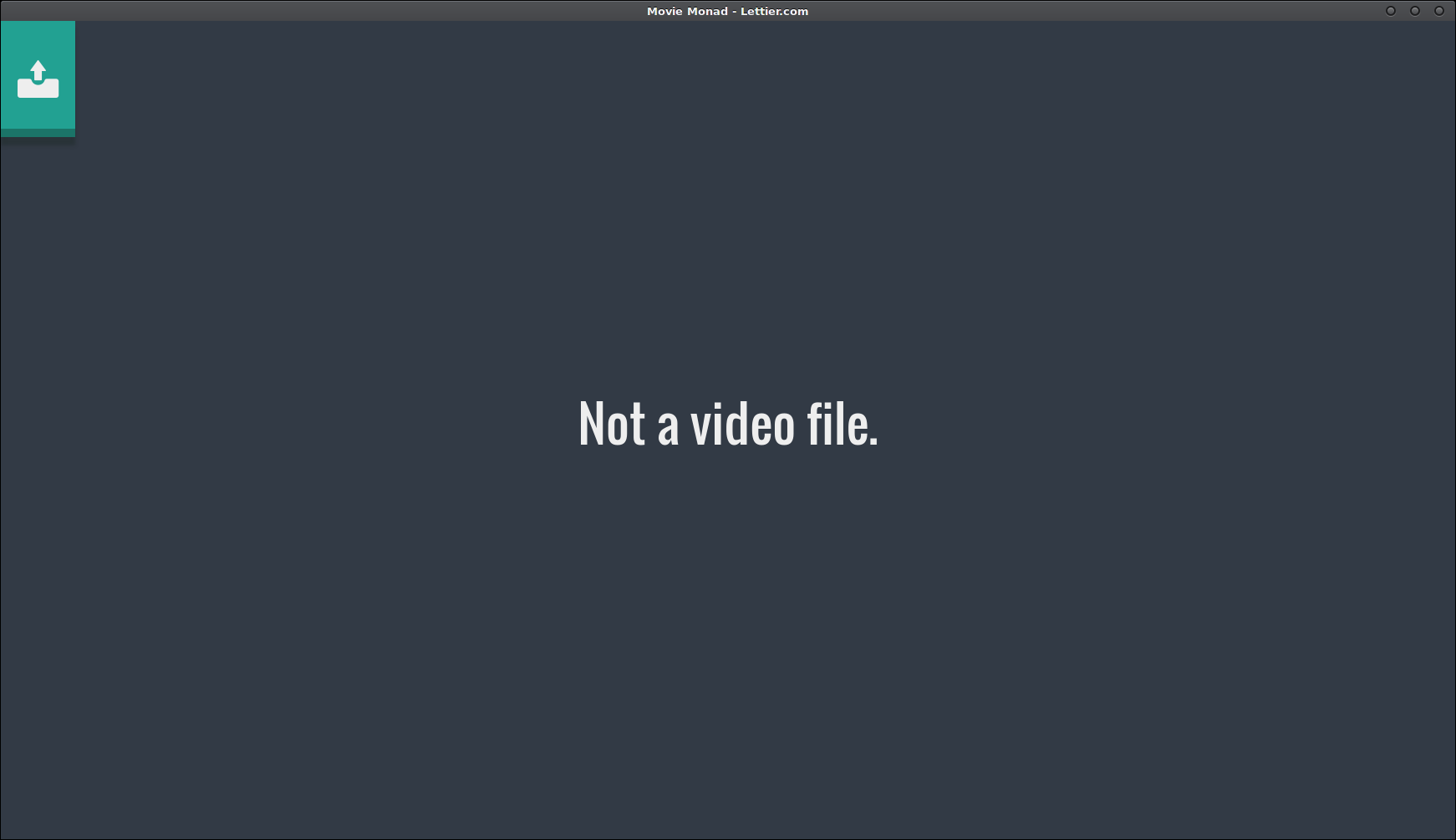 Not a video file.
